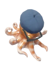 Director Pygmy Octopus w/ Cyan Hat fish image