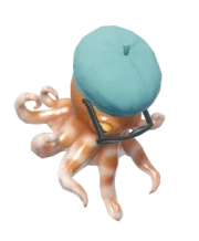 Director Pygmy Octopus w/ Navy Hat fish image