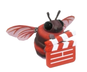 Red Script Supervisor Bumblebee insect image