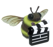 Green Script Supervisor Bumblebee insect image