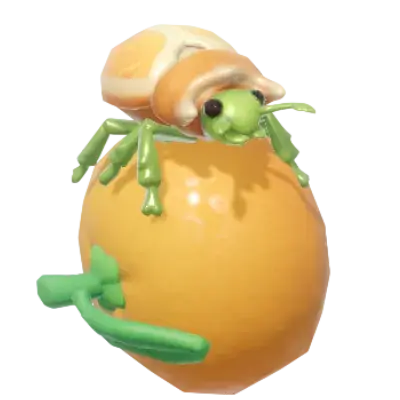 Mandarin Dung Beetle insect image